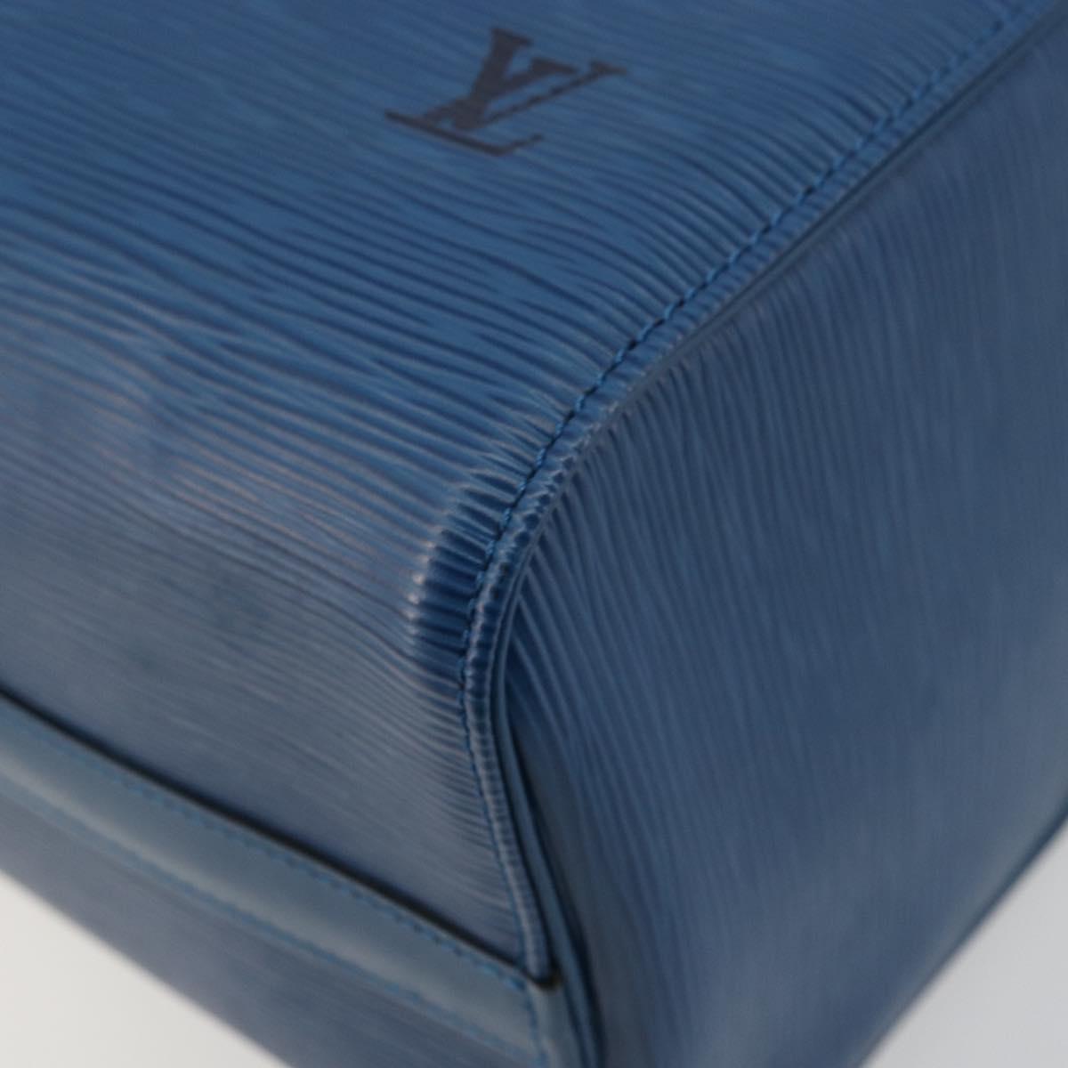 LOUIS VUITTON Epi Speedy 25 Hand Bag Toledo Blue M43015 LV Auth 177728A