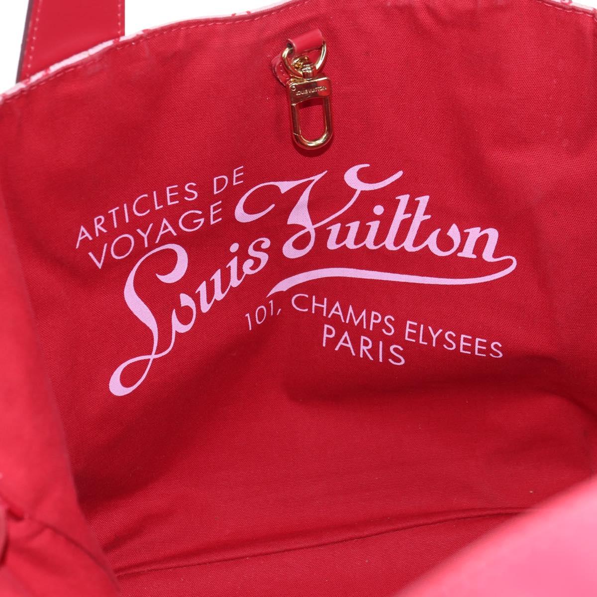 LOUIS VUITTON Beach Line Cabas Ipanema GM Tote Bag Pink M95988 LV Auth 177744A