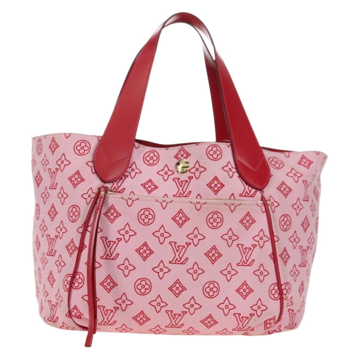 LOUIS VUITTON Beach Line Cabas Ipanema GM Tote Bag Pink M95988 LV Auth 177744A