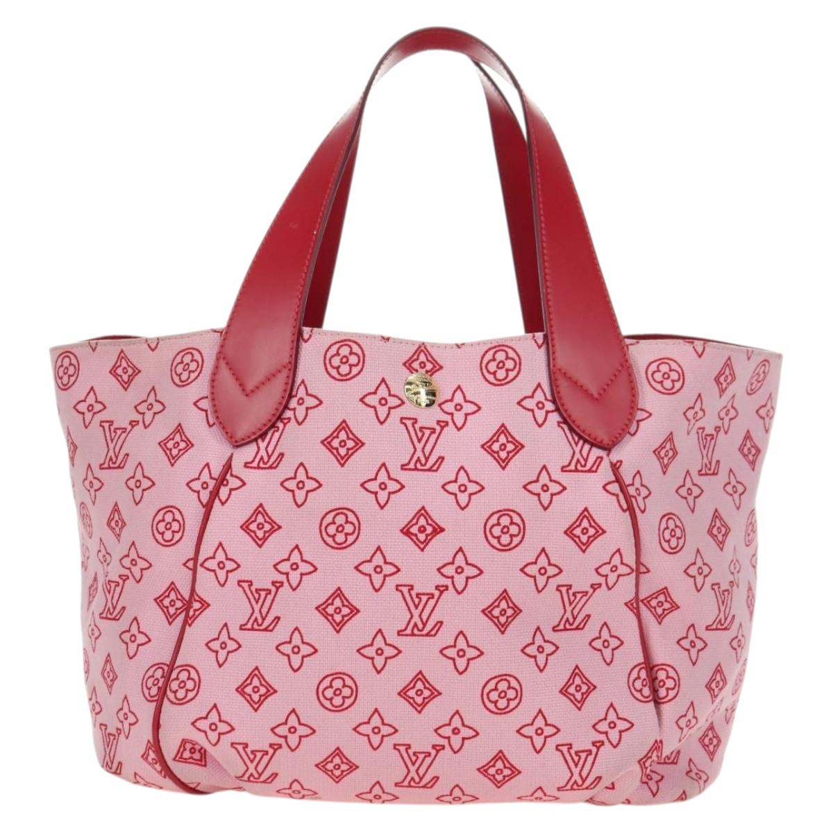LOUIS VUITTON Beach Line Cabas Ipanema GM Tote Bag Pink M95988 LV Auth 177744A