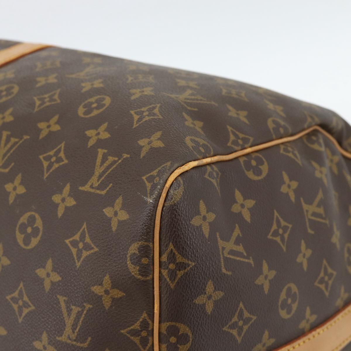 LOUIS VUITTON Monogram Keepall Bandouliere 55 Boston Bag M41414 LV Auth 177780