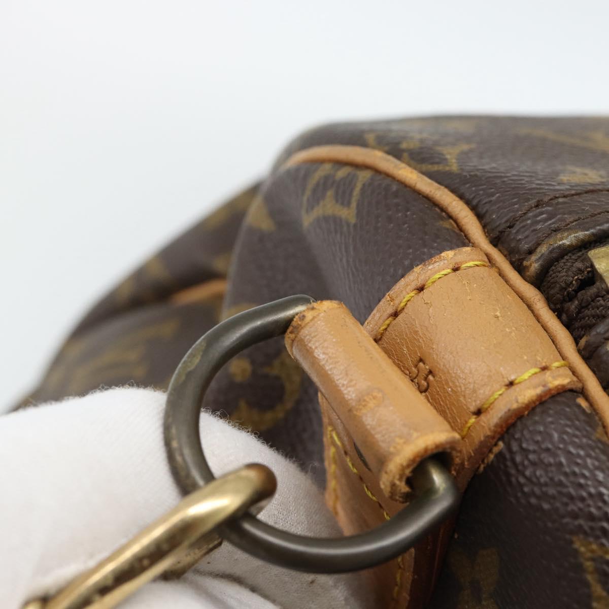 LOUIS VUITTON Monogram Keepall Bandouliere 55 Boston Bag M41414 LV Auth 177780