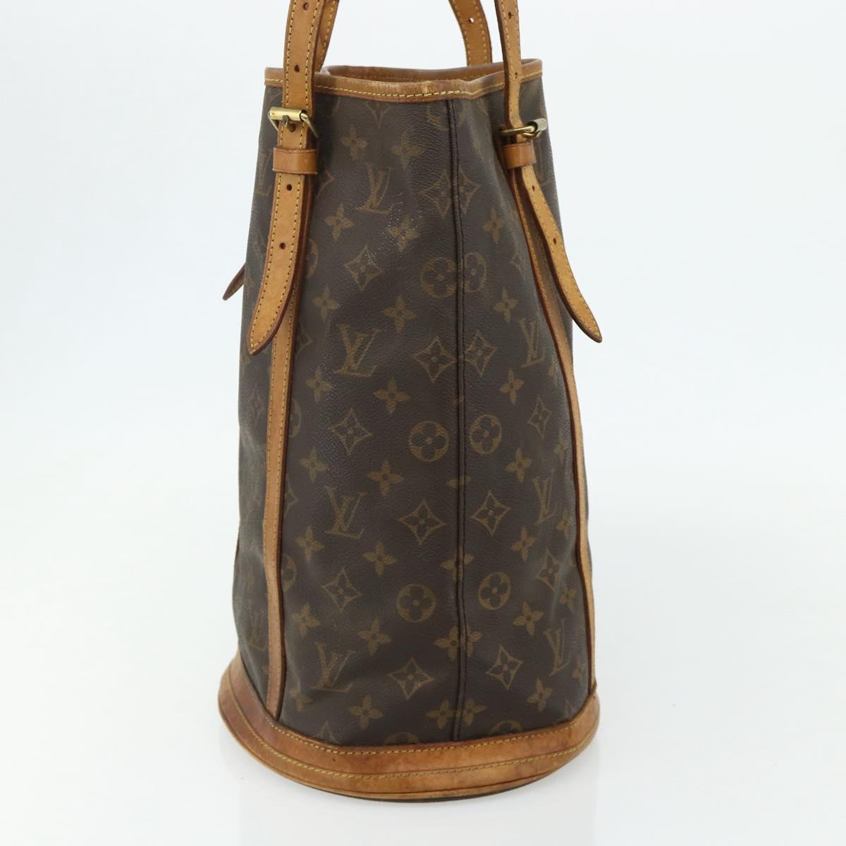 LOUIS VUITTON Monogram Bucket GM Shoulder Bag M42236 LV Auth 177783