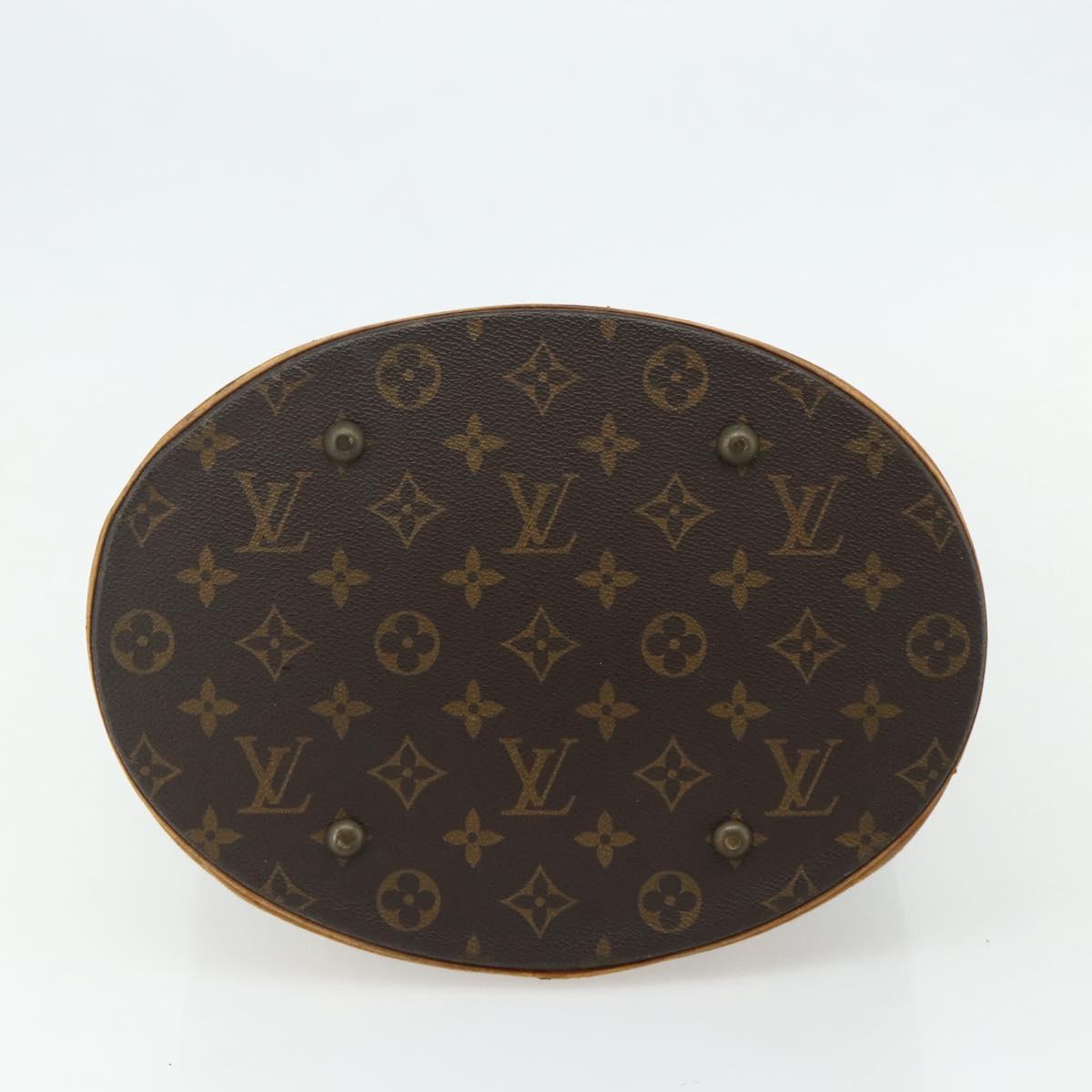 LOUIS VUITTON Monogram Bucket GM Shoulder Bag M42236 LV Auth 177783