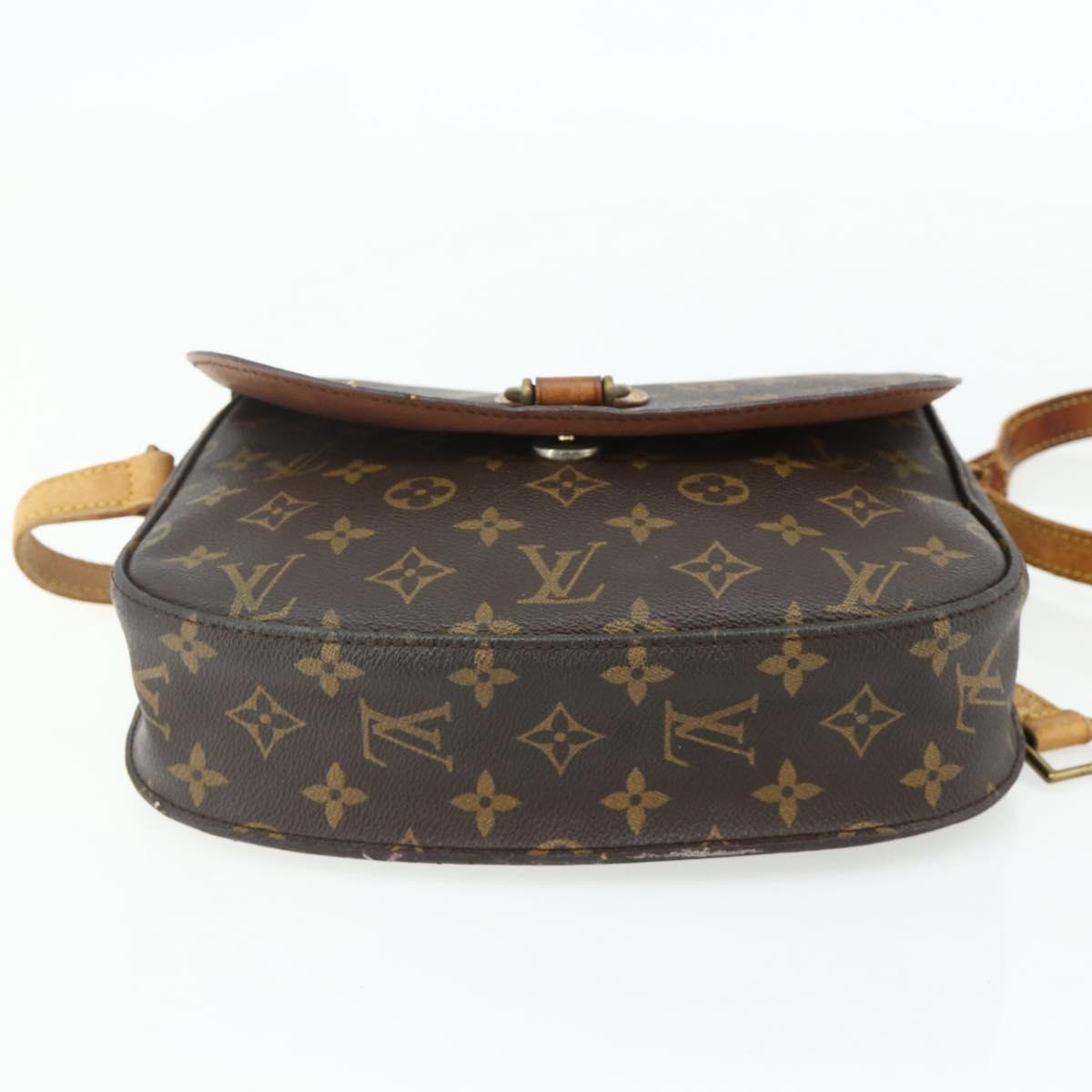 LOUIS VUITTON Monogram Saint Cloud GM Shoulder Bag M51242 LV Auth 177785
