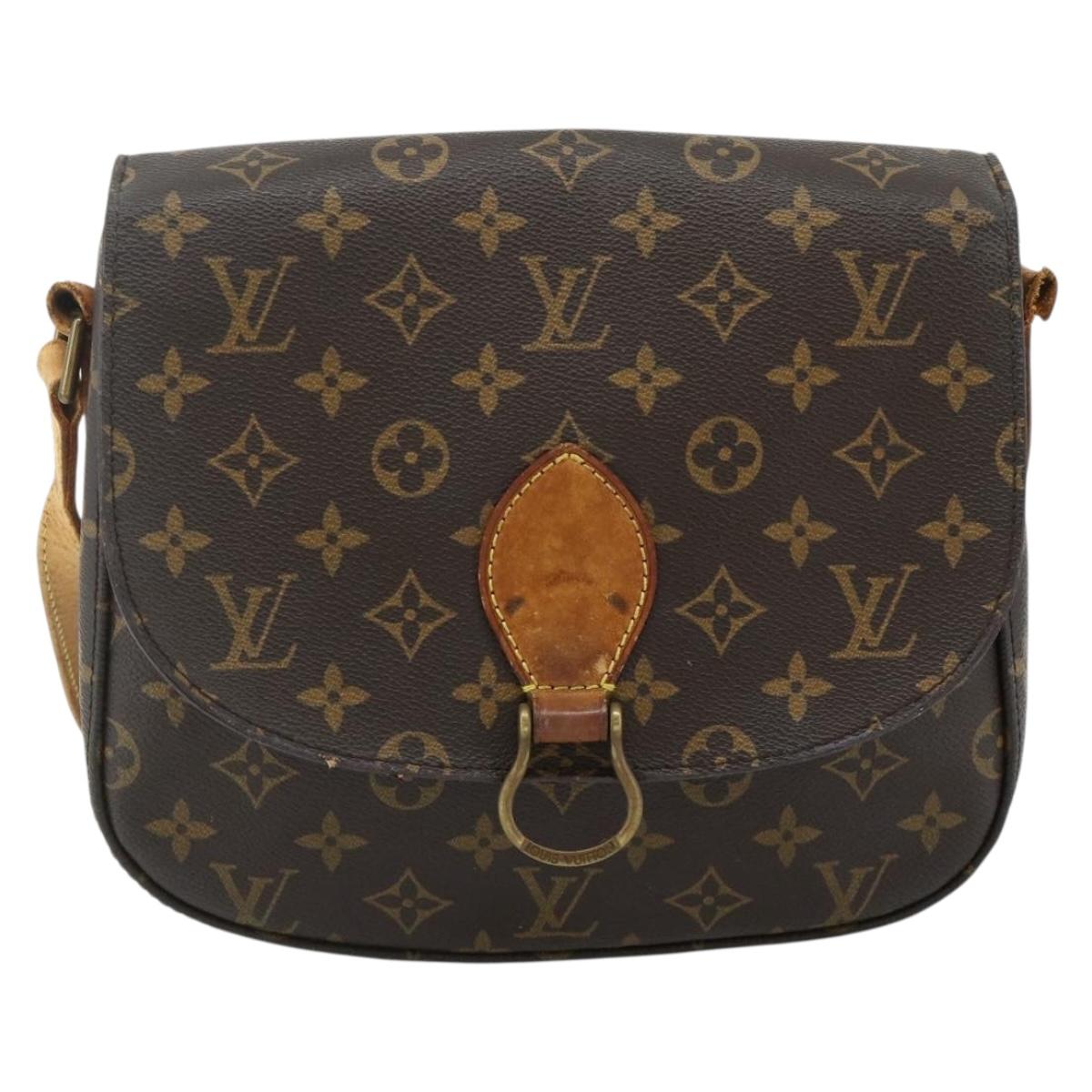 LOUIS VUITTON Monogram Saint Cloud GM Shoulder Bag M51242 LV Auth 177785