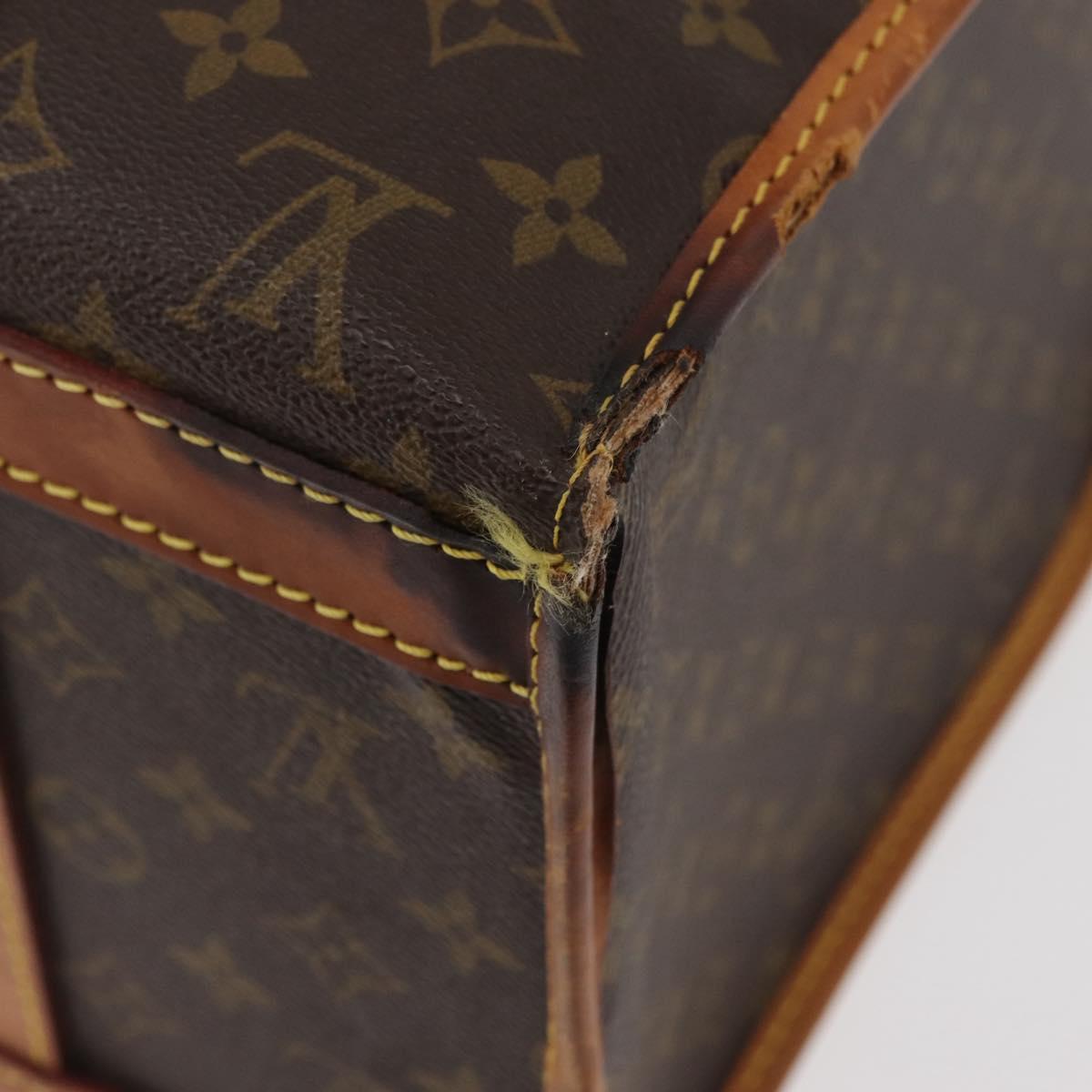 LOUIS VUITTON Monogram Sac Shan 40 Pet Carry M42024 LV Auth 177806