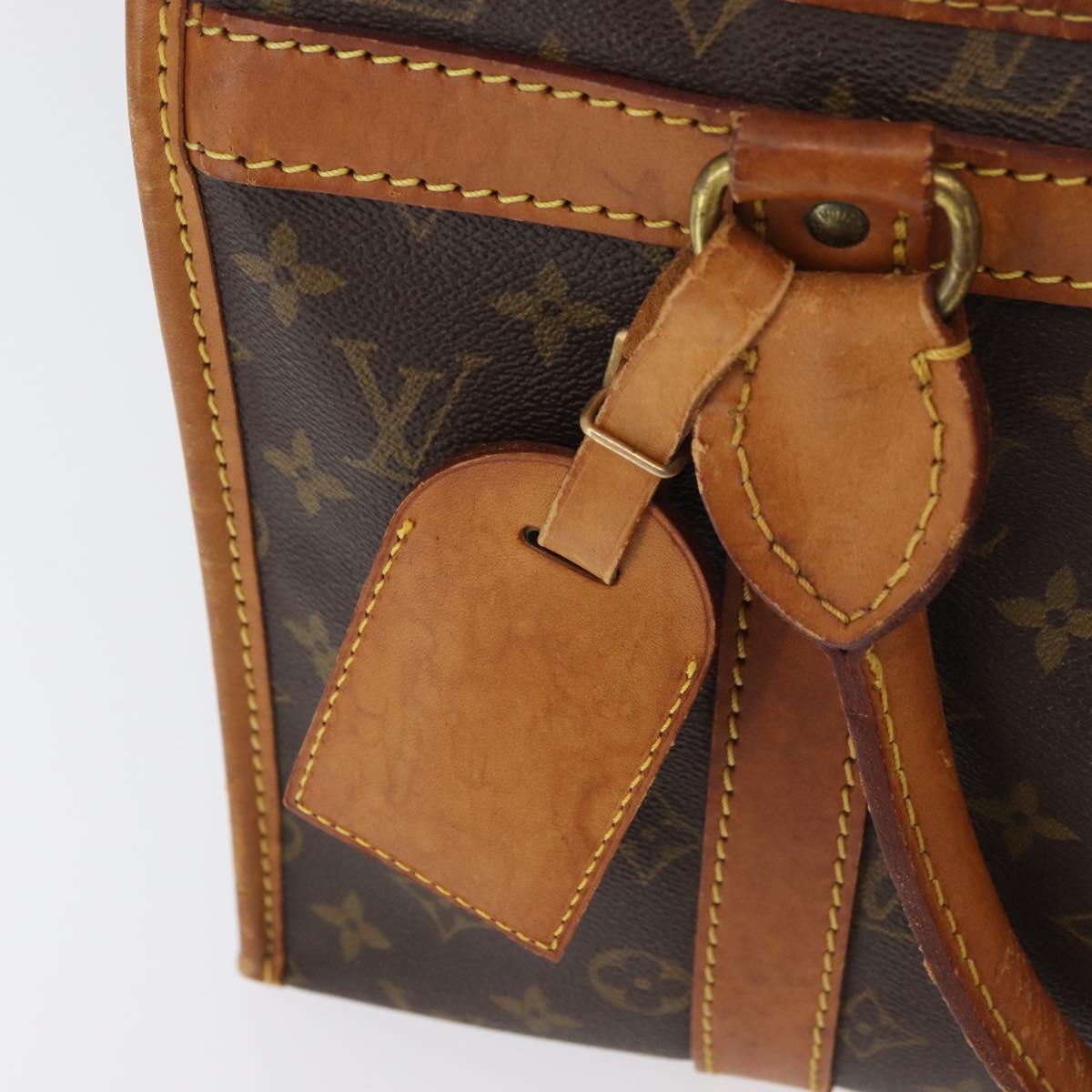 LOUIS VUITTON Monogram Sac Shan 40 Pet Carry M42024 LV Auth 177806