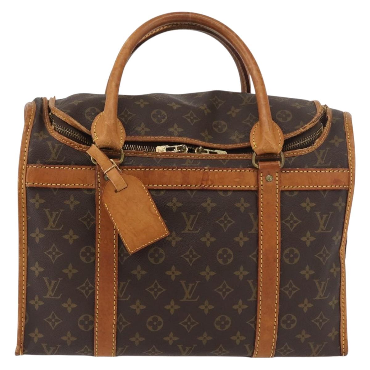 LOUIS VUITTON Monogram Sac Shan 40 Pet Carry M42024 LV Auth 177806