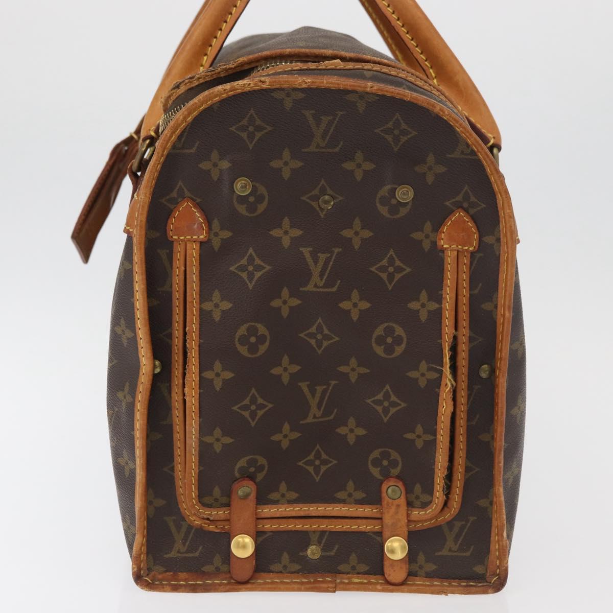 LOUIS VUITTON Monogram Sac Shan 40 Pet Carry M42024 LV Auth 177806