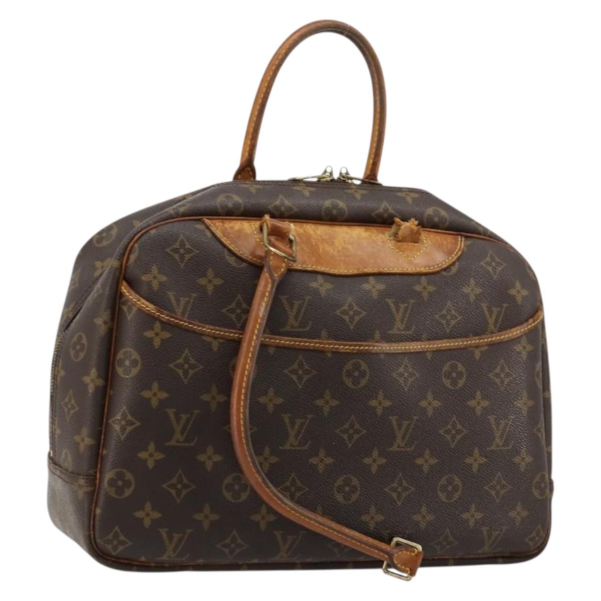 LOUIS VUITTON Monogram Deauville Hand Bag M47270 LV Auth 177819