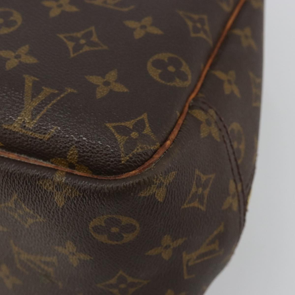 LOUIS VUITTON Monogram Deauville Hand Bag M47270 LV Auth 177819