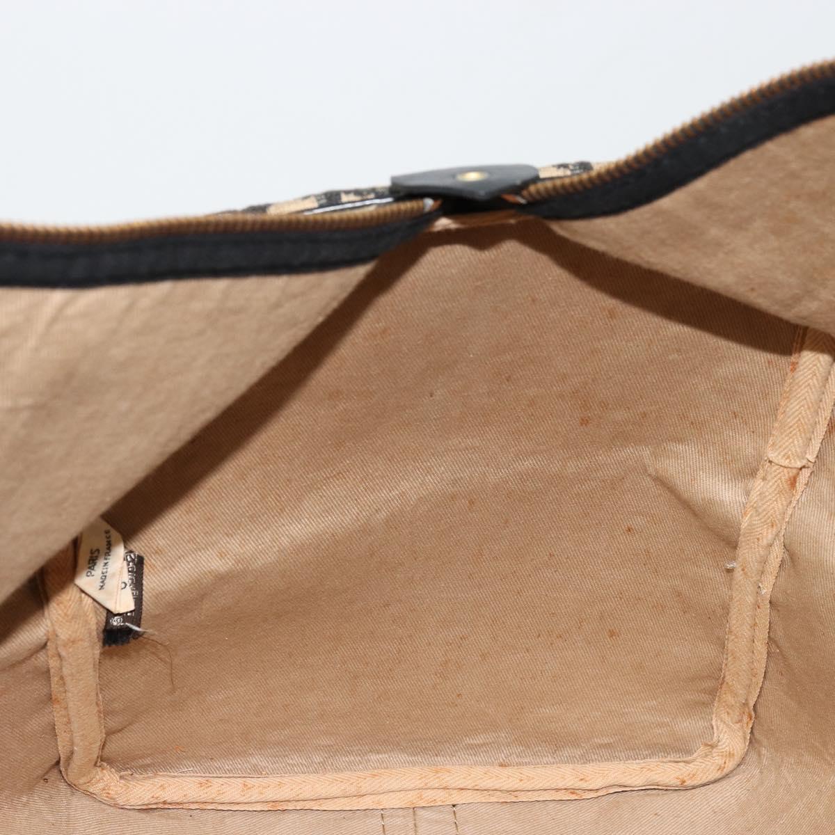 Christian Dior Trotter Canvas Boston Bag Navy Auth 177823