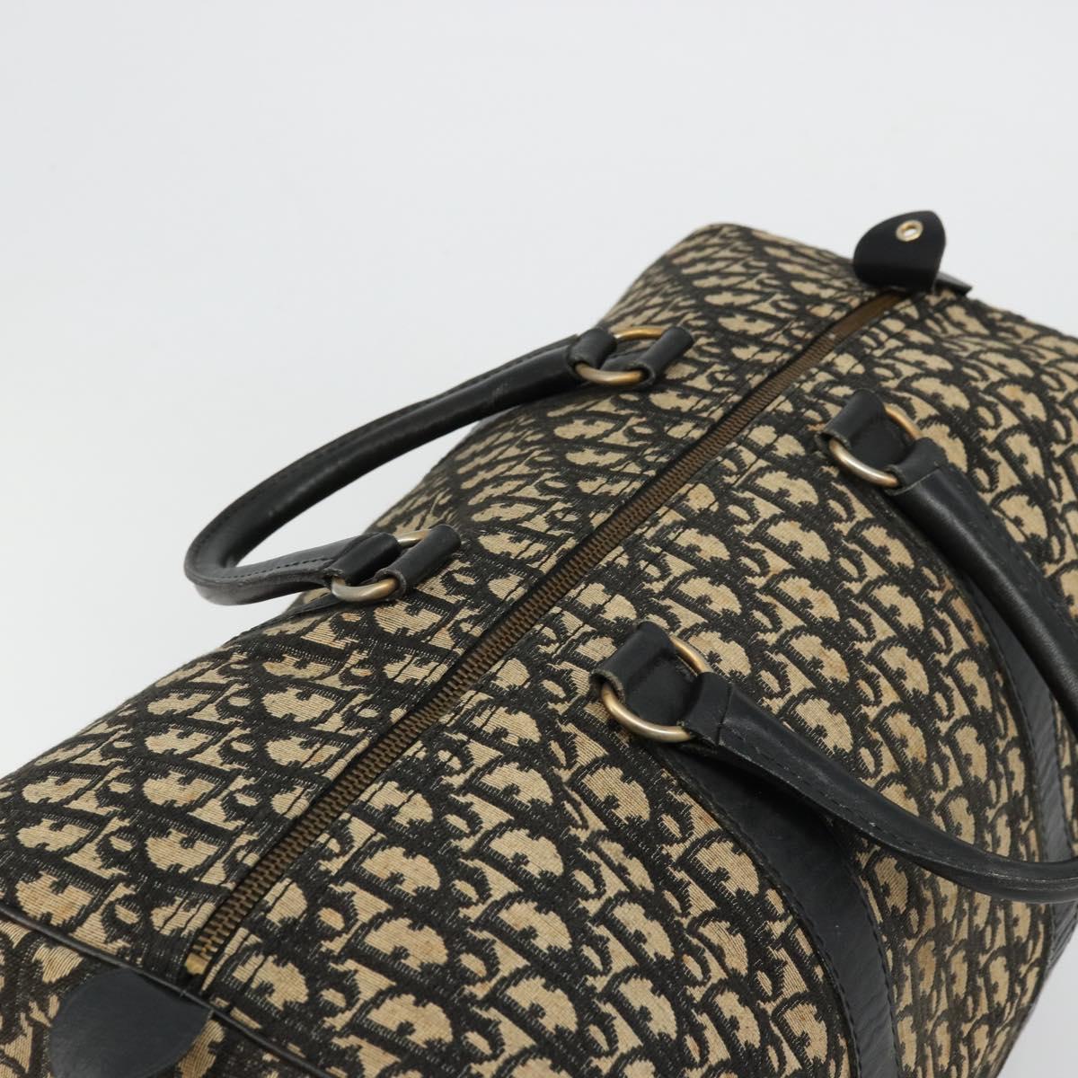 Christian Dior Trotter Canvas Boston Bag Navy Auth 177823