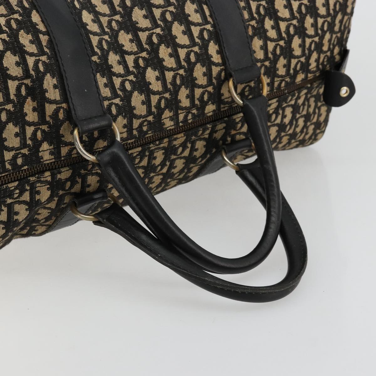 Christian Dior Trotter Canvas Boston Bag Navy Auth 177823
