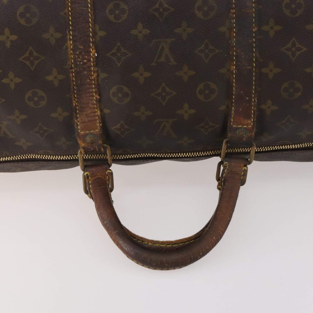 LOUIS VUITTON Monogram Keepall 60 Boston Bag M41422 LV Auth 177829