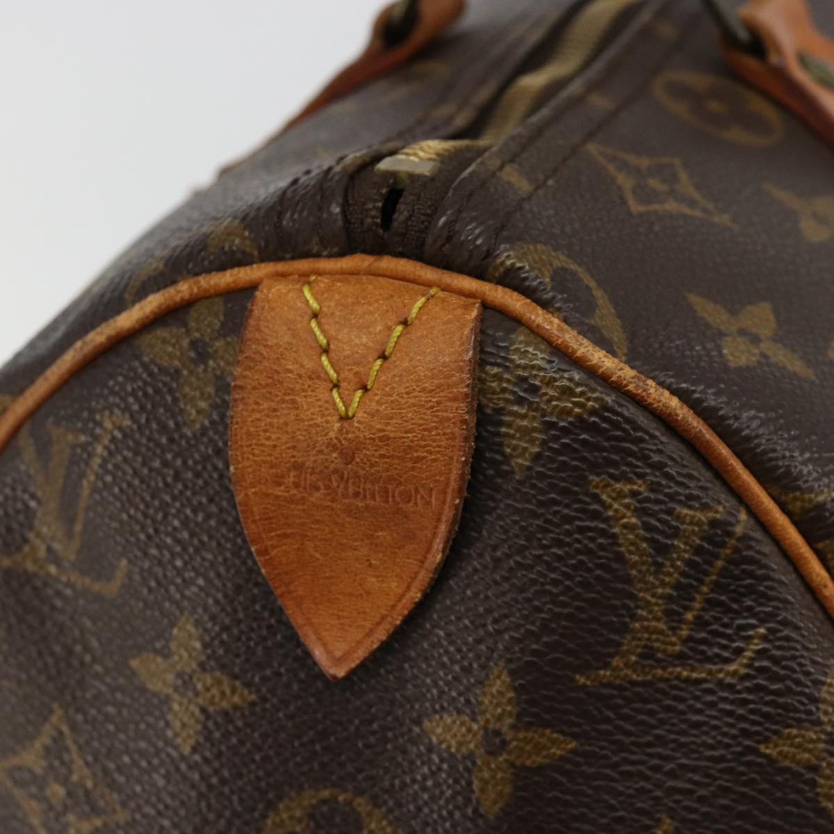 LOUIS VUITTON Monogram Speedy 30 Hand Bag M41526 LV Auth 177832A