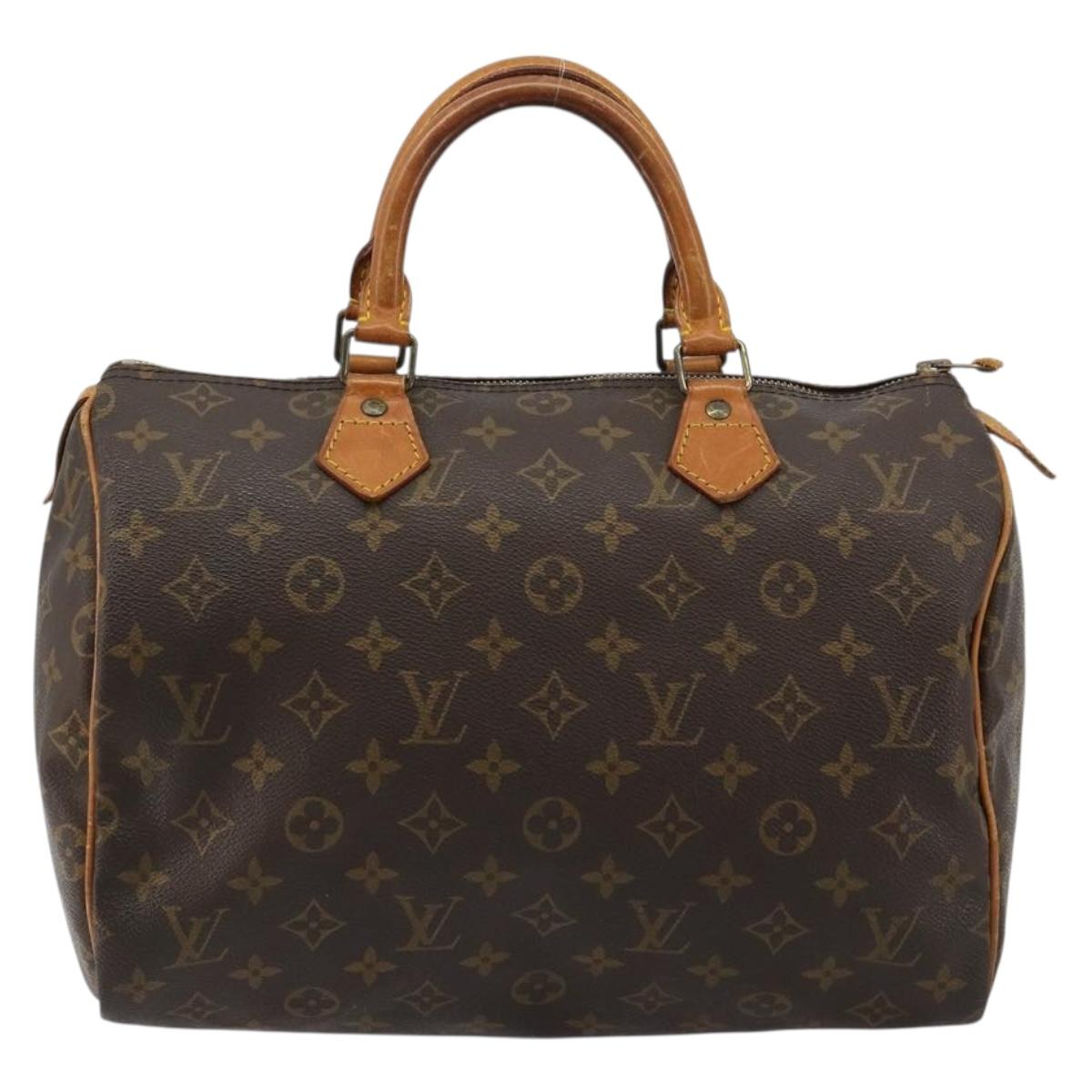 LOUIS VUITTON Monogram Speedy 30 Hand Bag M41526 LV Auth 177832A