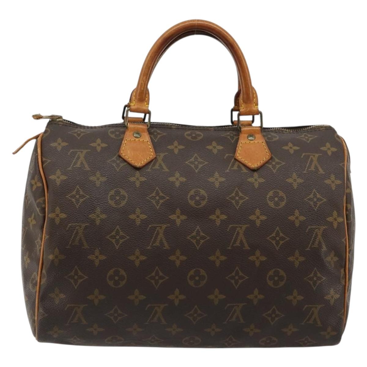 LOUIS VUITTON Monogram Speedy 30 Hand Bag M41526 LV Auth 177832A