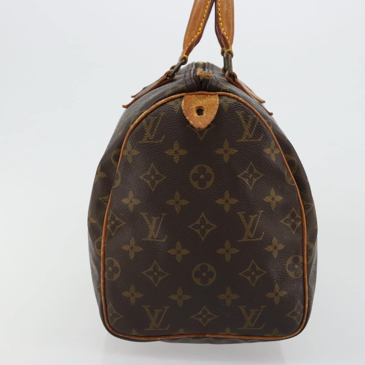 LOUIS VUITTON Monogram Speedy 30 Hand Bag M41526 LV Auth 177832A