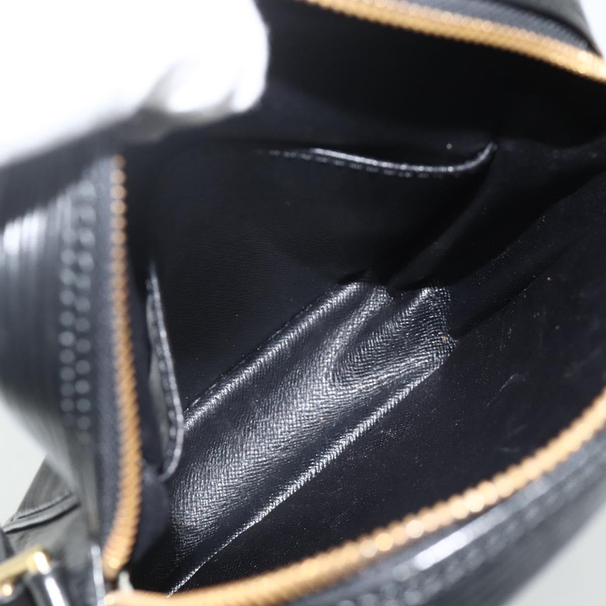 LOUIS VUITTON Epi Danube Shoulder Bag Black M45632 LV Auth 177835A
