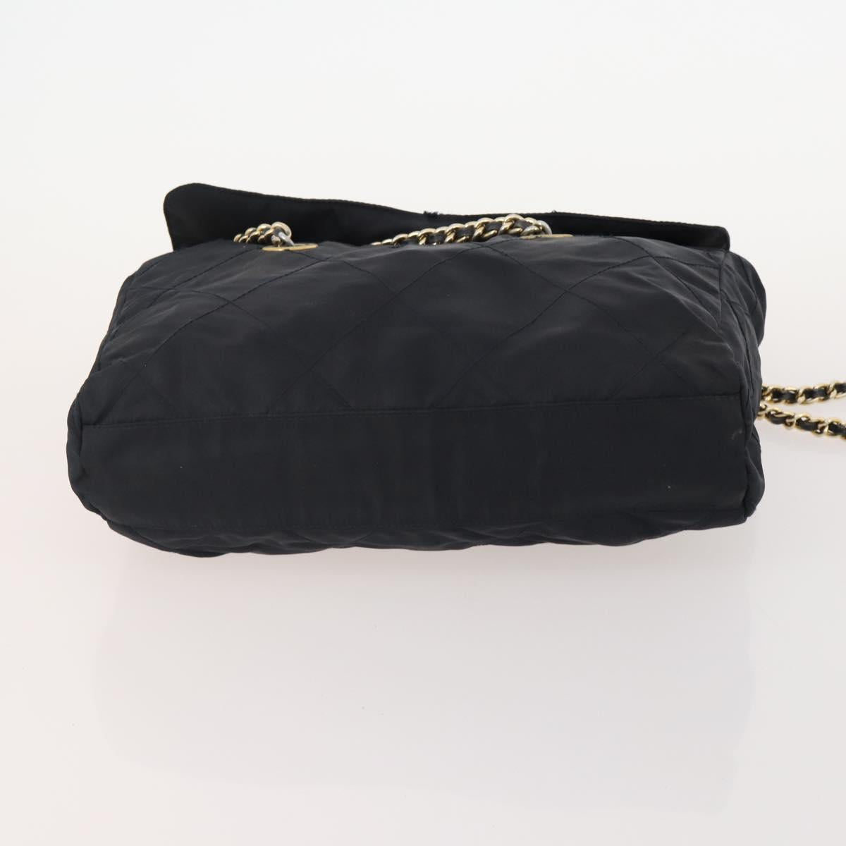 LOEWE PRADA Shoulder Bag Suede Nylon 4 Set Brown Navy blue Auth 177843