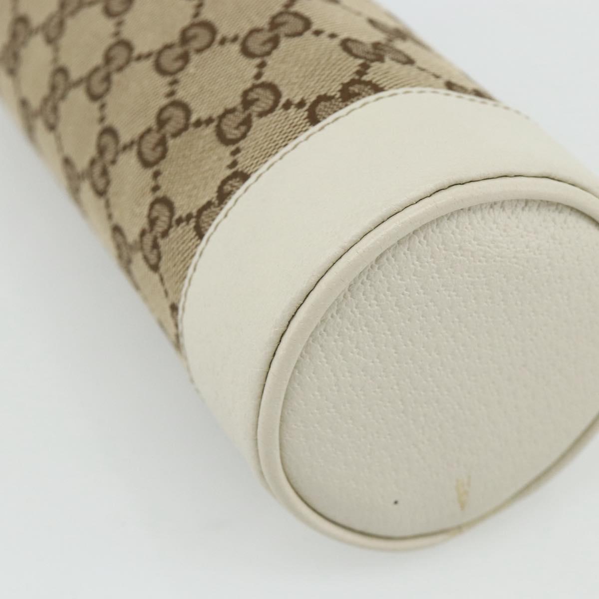 GUCCI GG Canvas Bottle Case Beige Auth 177865A