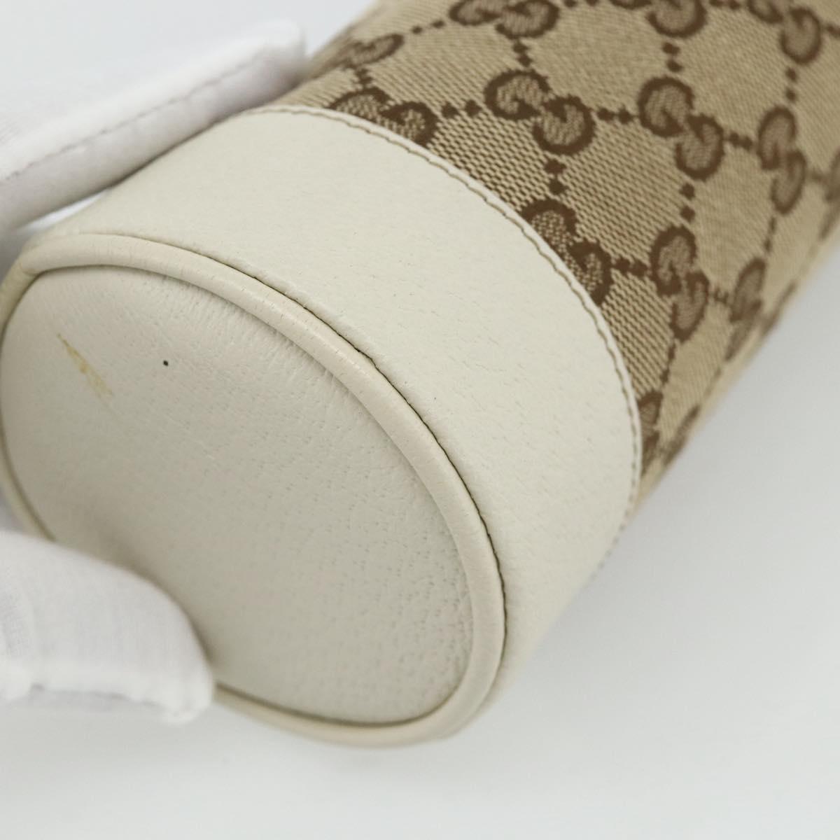 GUCCI GG Canvas Bottle Case Beige Auth 177865A