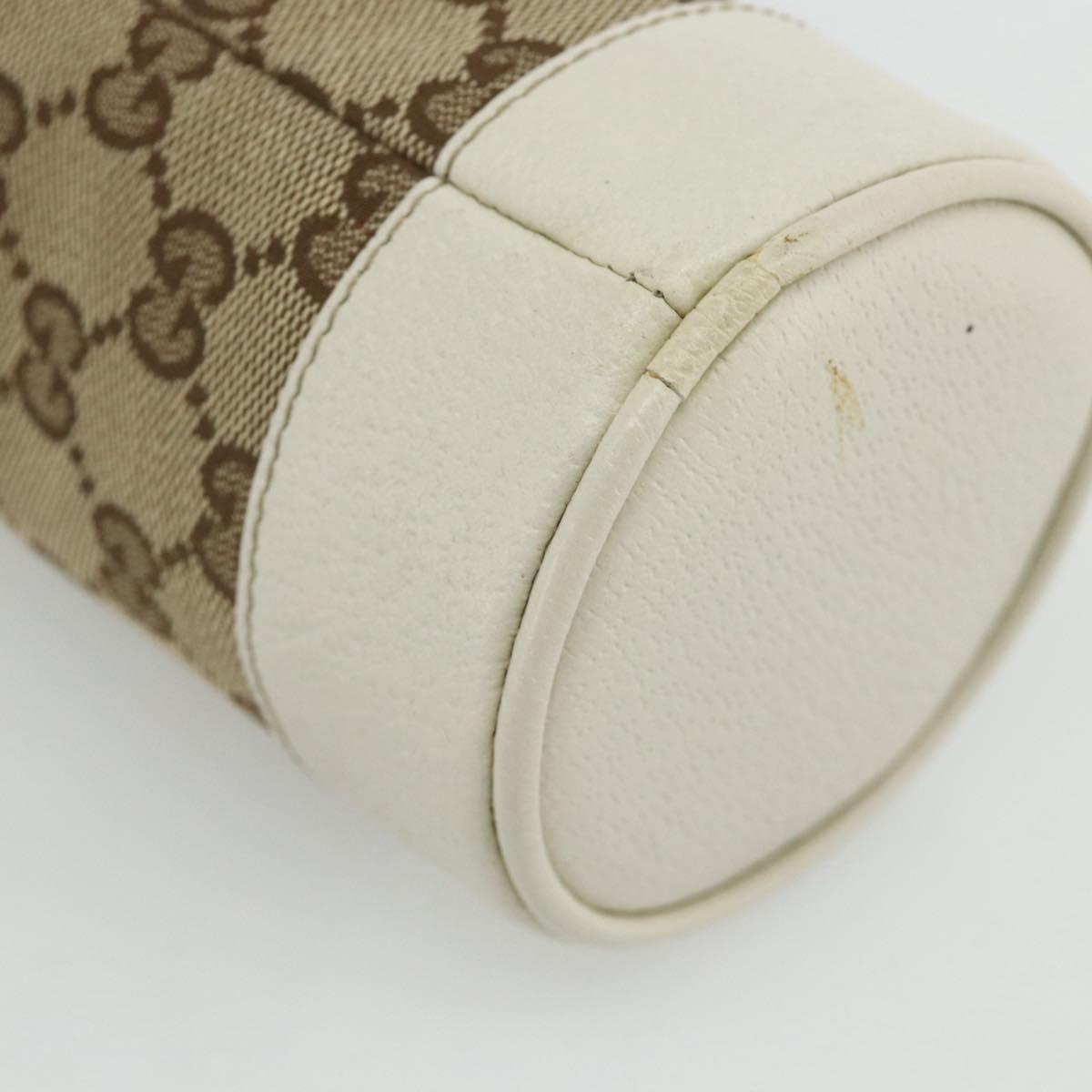 GUCCI GG Canvas Bottle Case Beige Auth 177865A