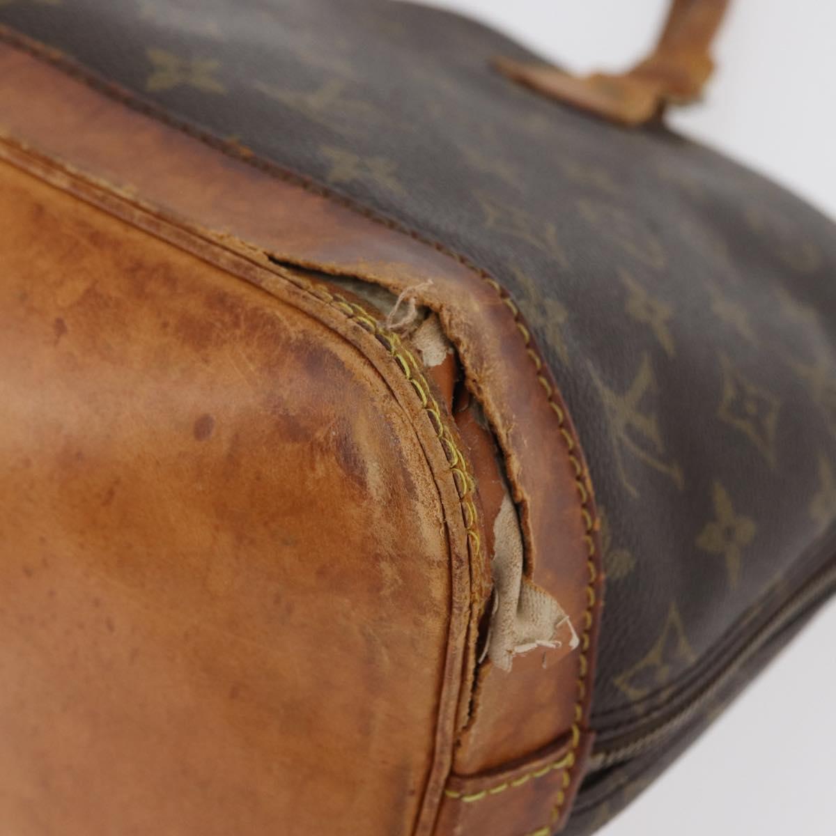 LOUIS VUITTON Monogram Alma Hand Bag M51130 LV Auth 177866
