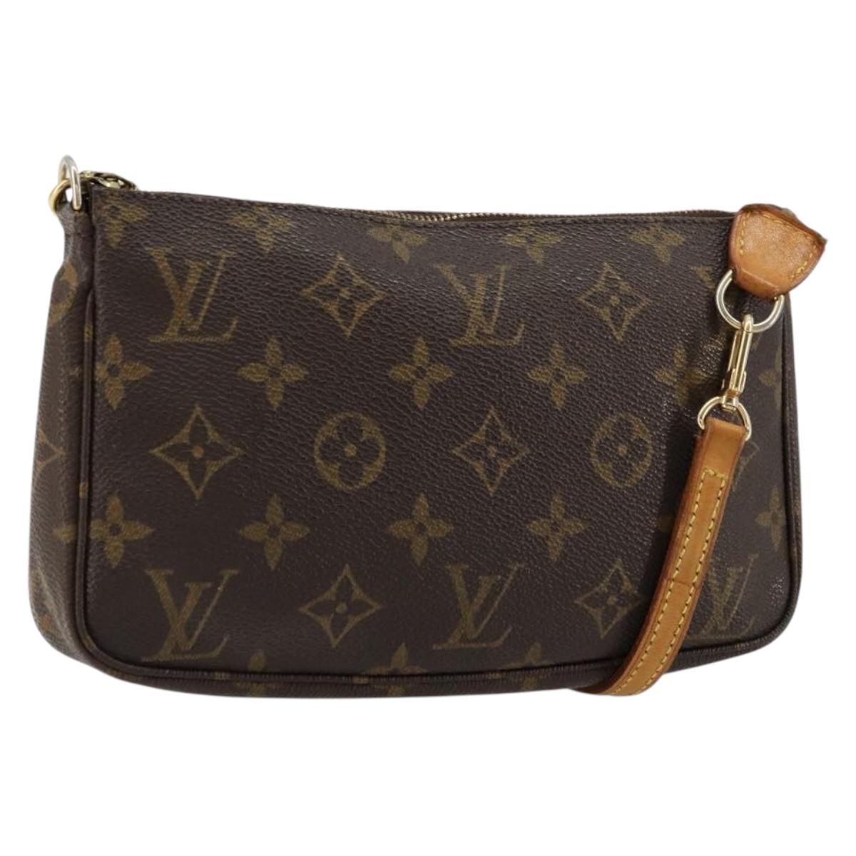 LOUIS VUITTON Monogram Pochette Accessoires Pouch M51980 LV Auth 177869