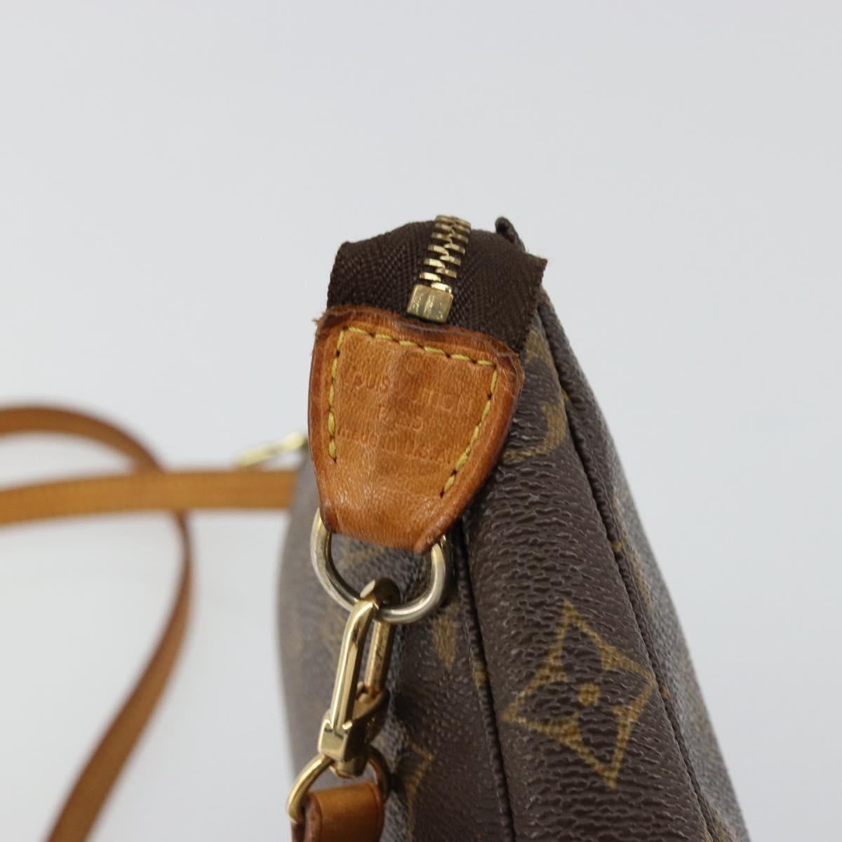 LOUIS VUITTON Monogram Pochette Accessoires Pouch M51980 LV Auth 177869