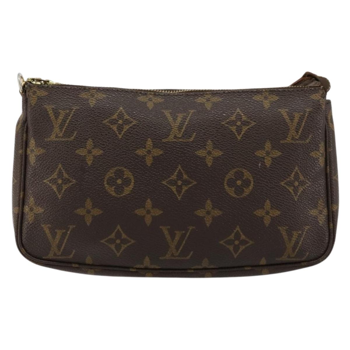 LOUIS VUITTON Monogram Pochette Accessoires Pouch M51980 LV Auth 177869