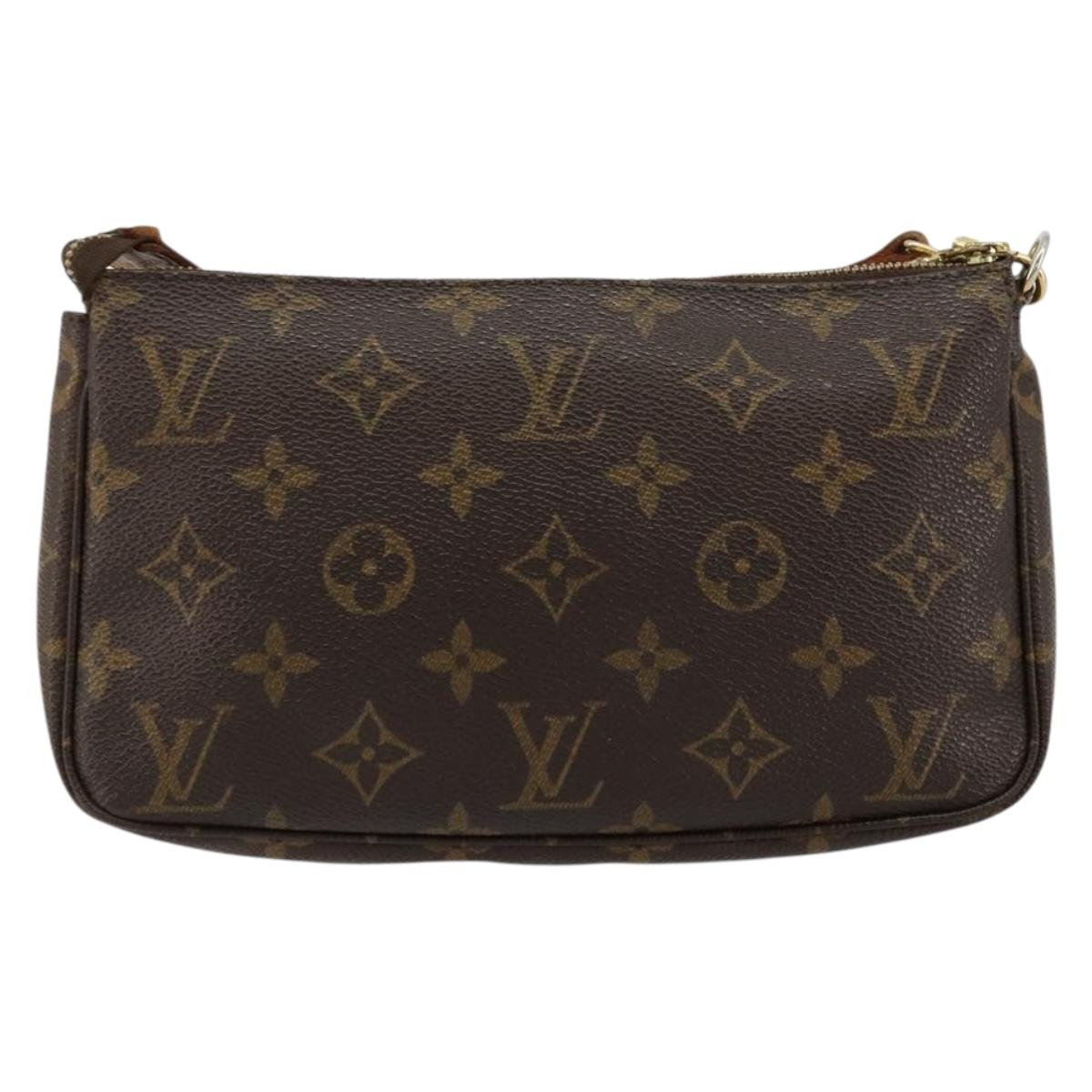 LOUIS VUITTON Monogram Pochette Accessoires Pouch M51980 LV Auth 177869