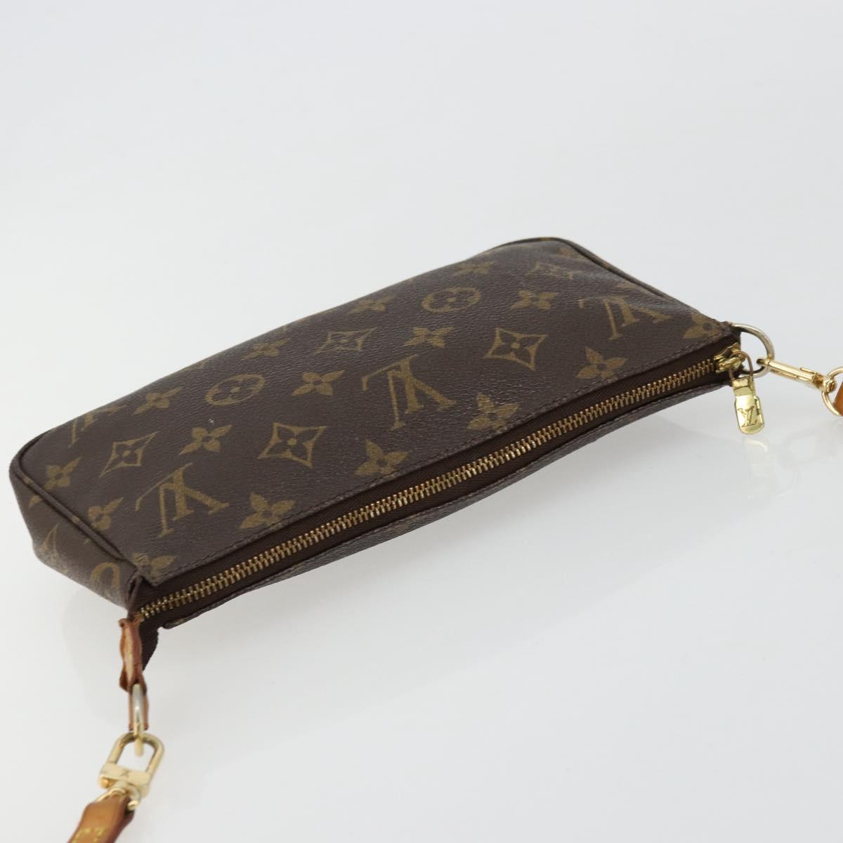 LOUIS VUITTON Monogram Pochette Accessoires Pouch M51980 LV Auth 177869