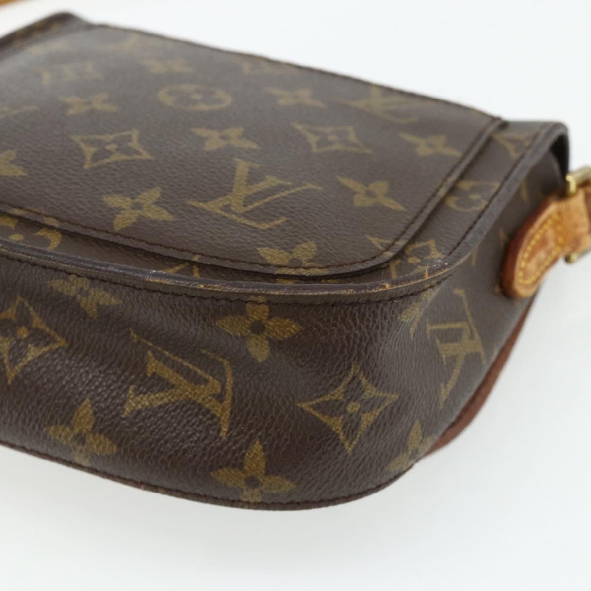 LOUIS VUITTON Monogram Saint Cloud PM Shoulder Bag M51244 LV Auth 177870