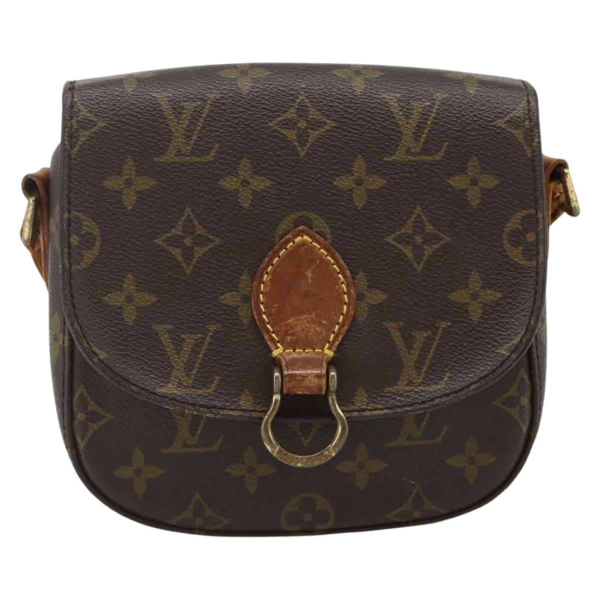 LOUIS VUITTON Monogram Saint Cloud PM Shoulder Bag M51244 LV Auth 177870
