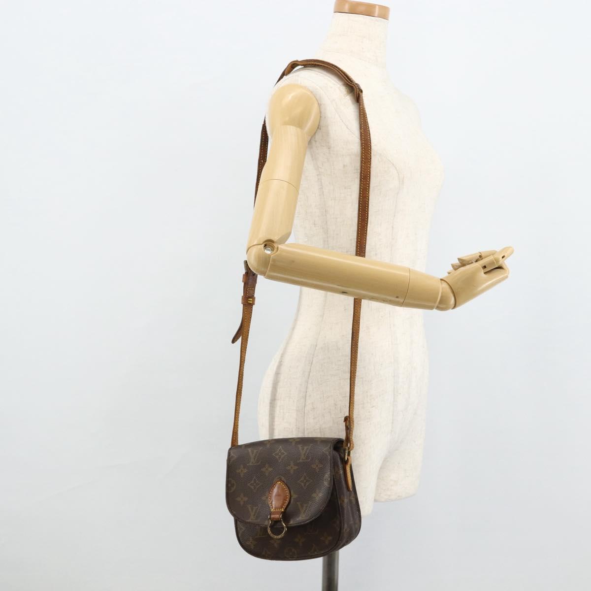 LOUIS VUITTON Monogram Saint Cloud PM Shoulder Bag M51244 LV Auth 177870