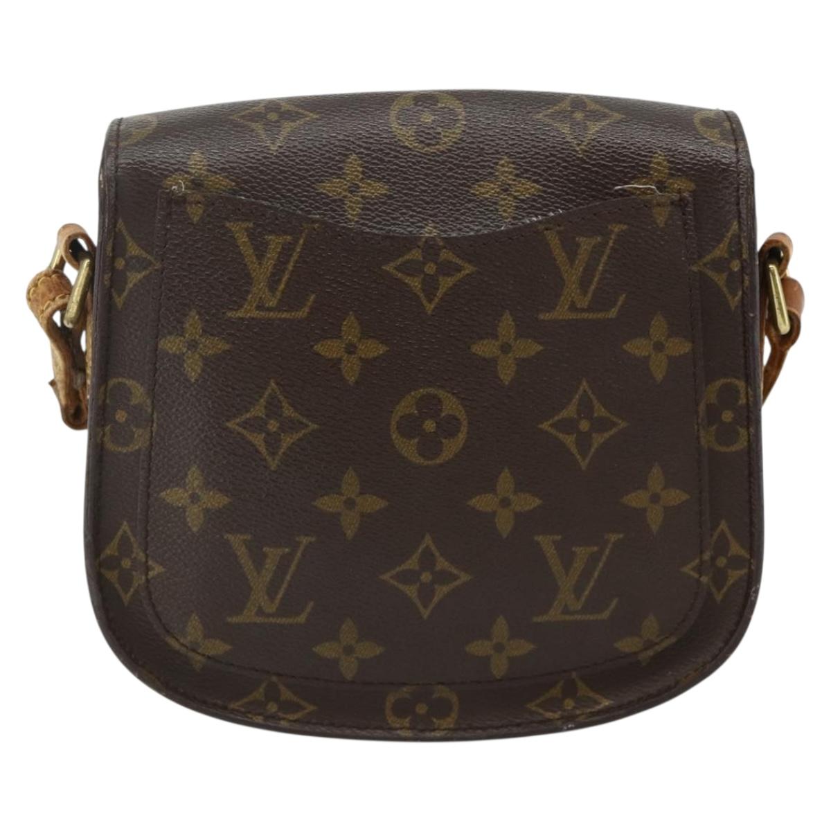 LOUIS VUITTON Monogram Saint Cloud PM Shoulder Bag M51244 LV Auth 177870