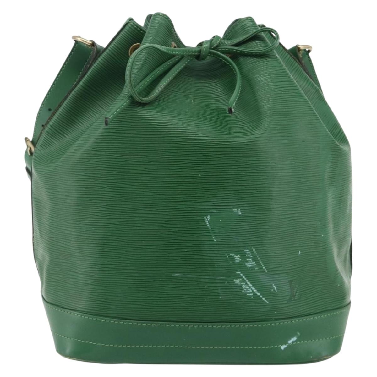 LOUIS VUITTON Epi Noe Shoulder Bag Green M44004 LV Auth 177880