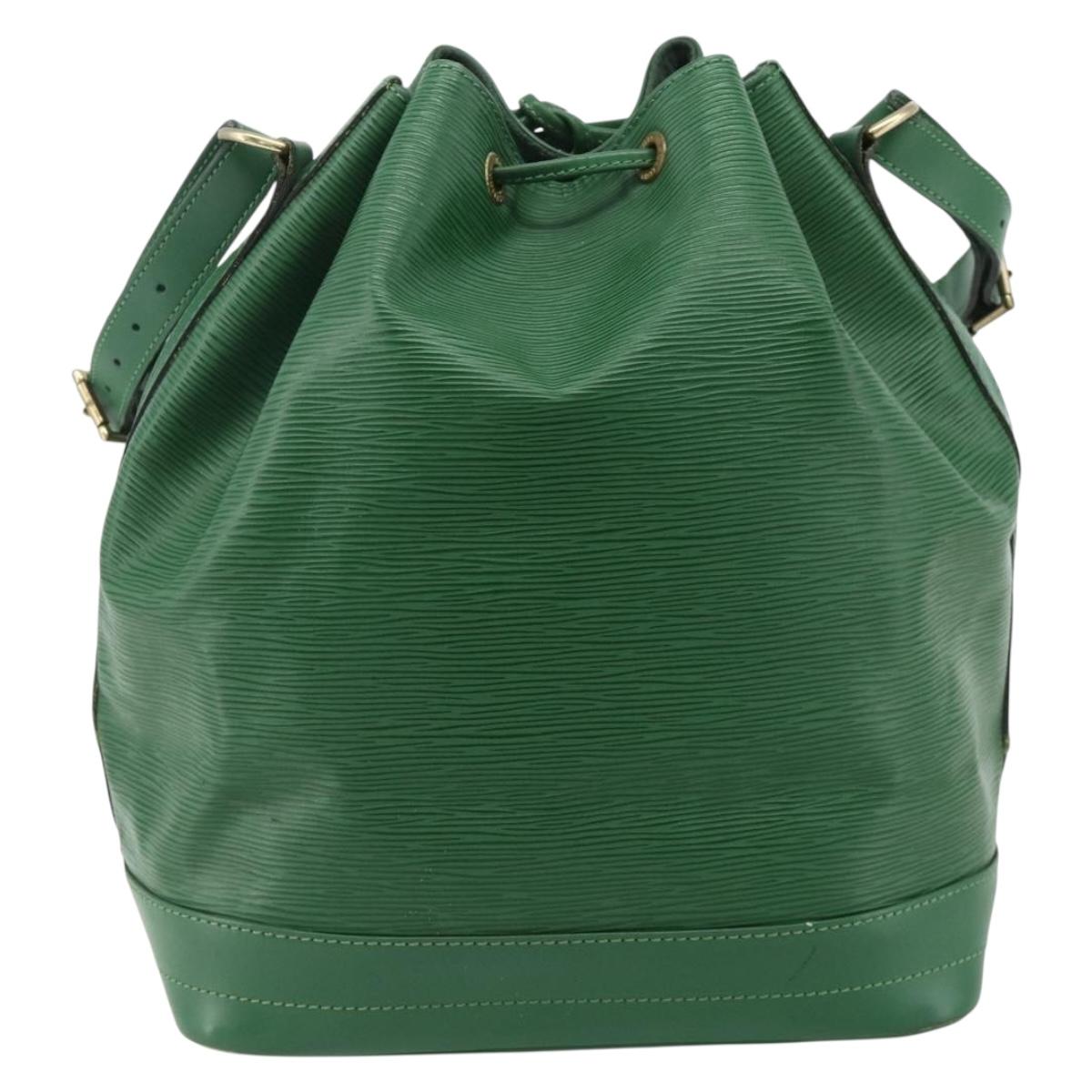 LOUIS VUITTON Epi Noe Shoulder Bag Green M44004 LV Auth 177880