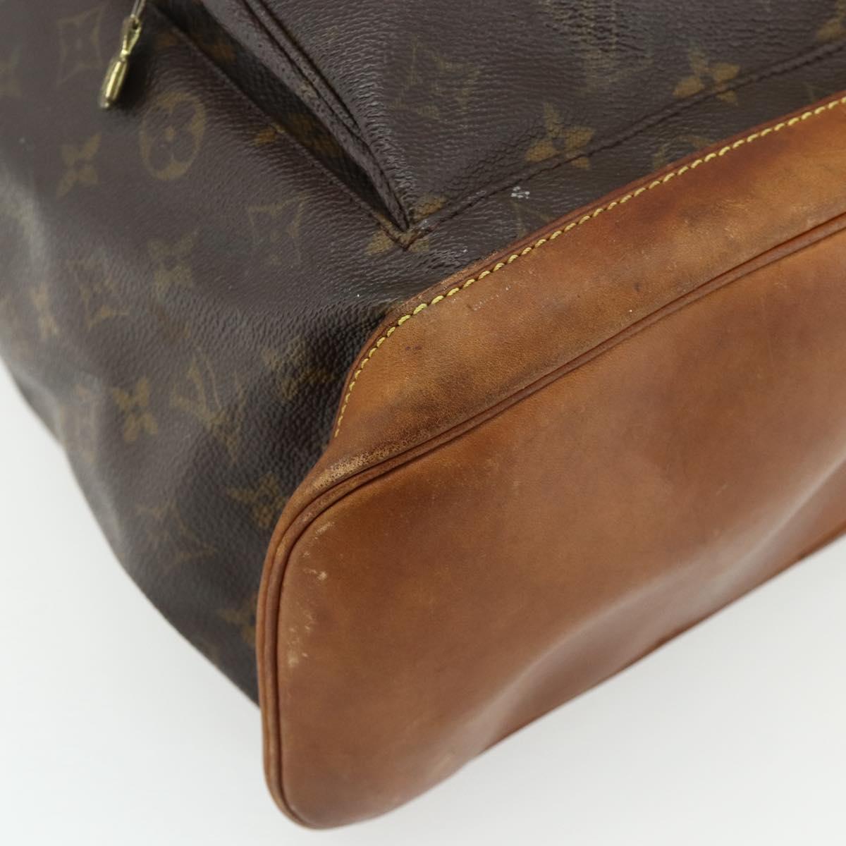 LOUIS VUITTON Monogram Montsouris GM Backpack M51135 LV Auth 177889