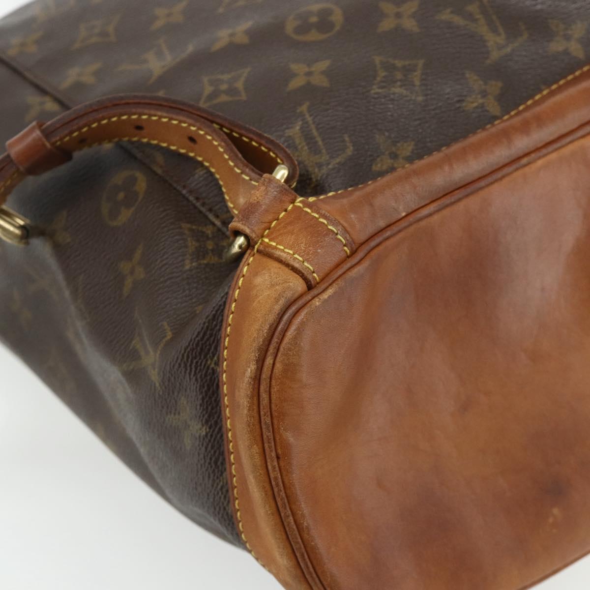 LOUIS VUITTON Monogram Montsouris GM Backpack M51135 LV Auth 177889