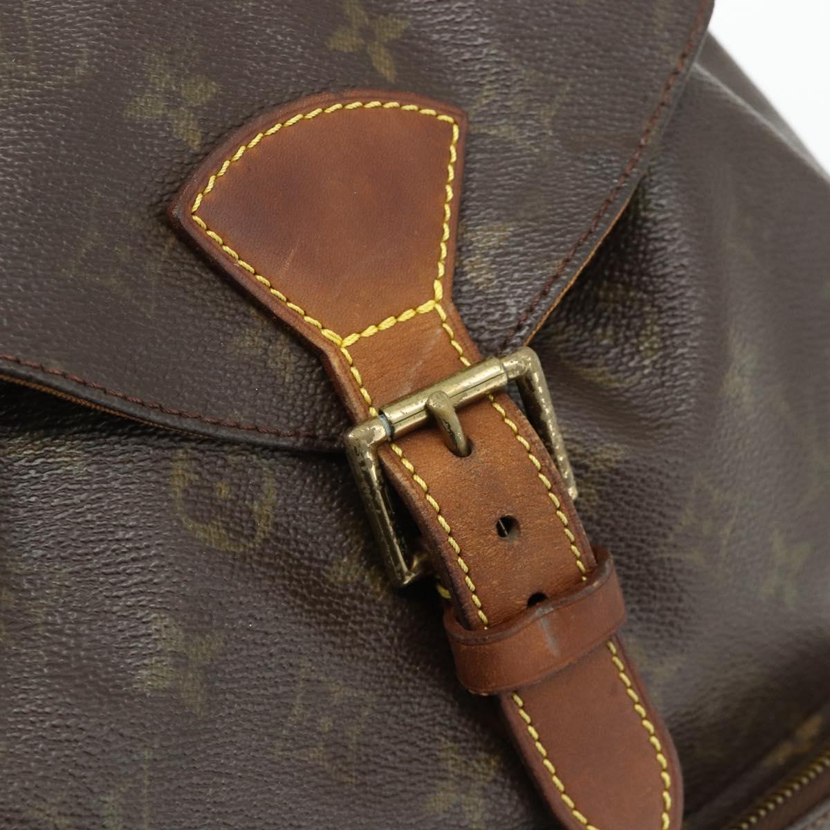 LOUIS VUITTON Monogram Montsouris GM Backpack M51135 LV Auth 177889