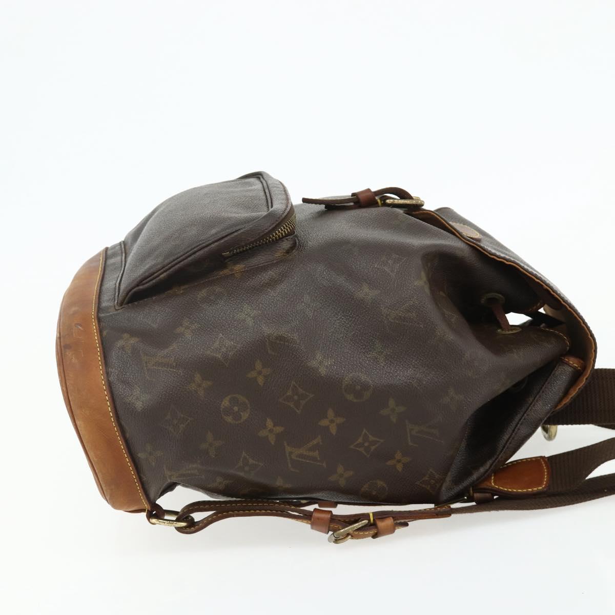 LOUIS VUITTON Monogram Montsouris GM Backpack M51135 LV Auth 177889
