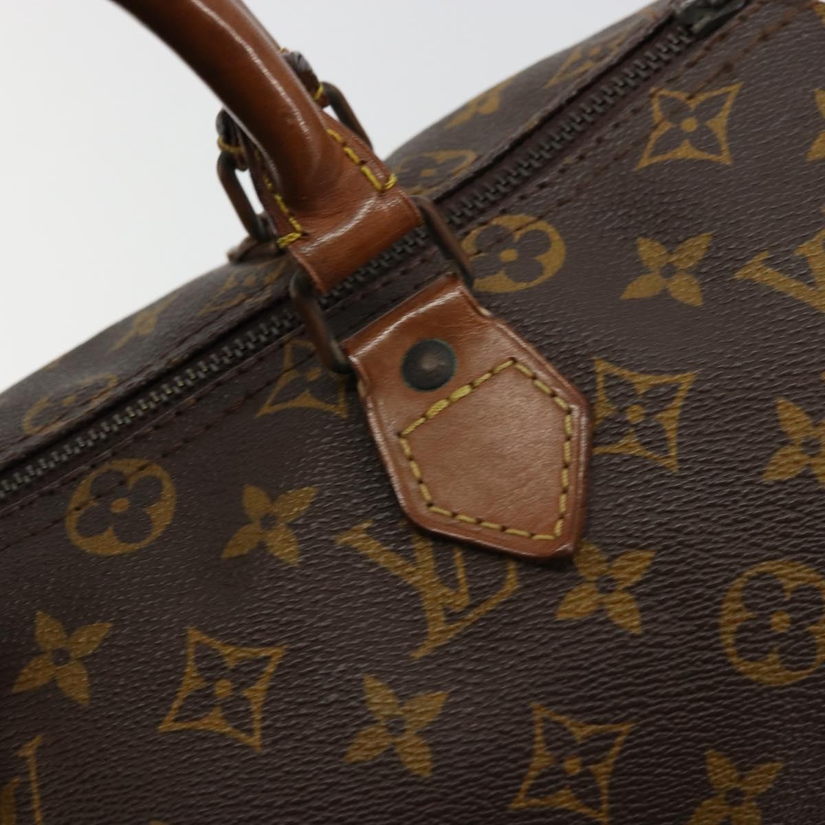 LOUIS VUITTON Monogram Speedy 30 Hand Bag M41526 LV Auth 177891