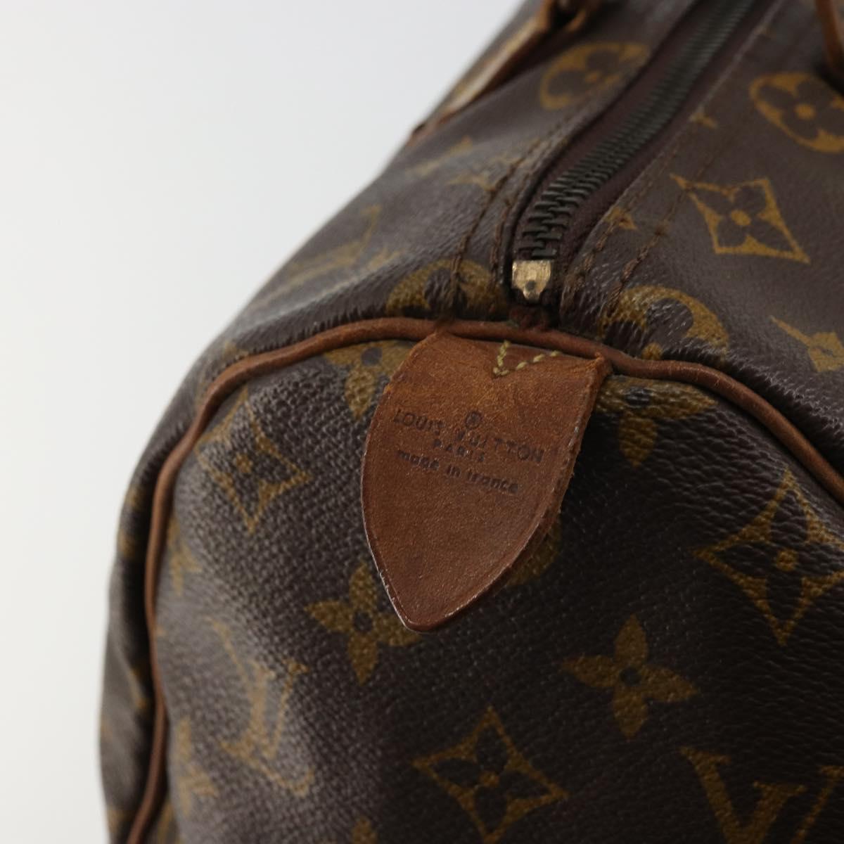 LOUIS VUITTON Monogram Speedy 30 Hand Bag M41526 LV Auth 177891