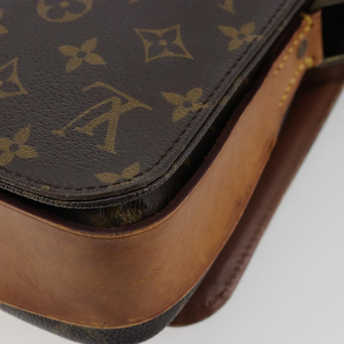 LOUIS VUITTON Monogram Cartouchiere MM Shoulder Bag M51253 LV Auth 177892