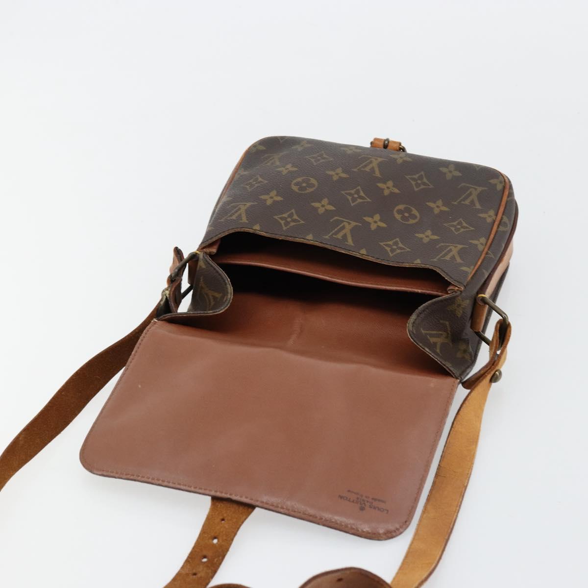 LOUIS VUITTON Monogram Cartouchiere MM Shoulder Bag M51253 LV Auth 177892