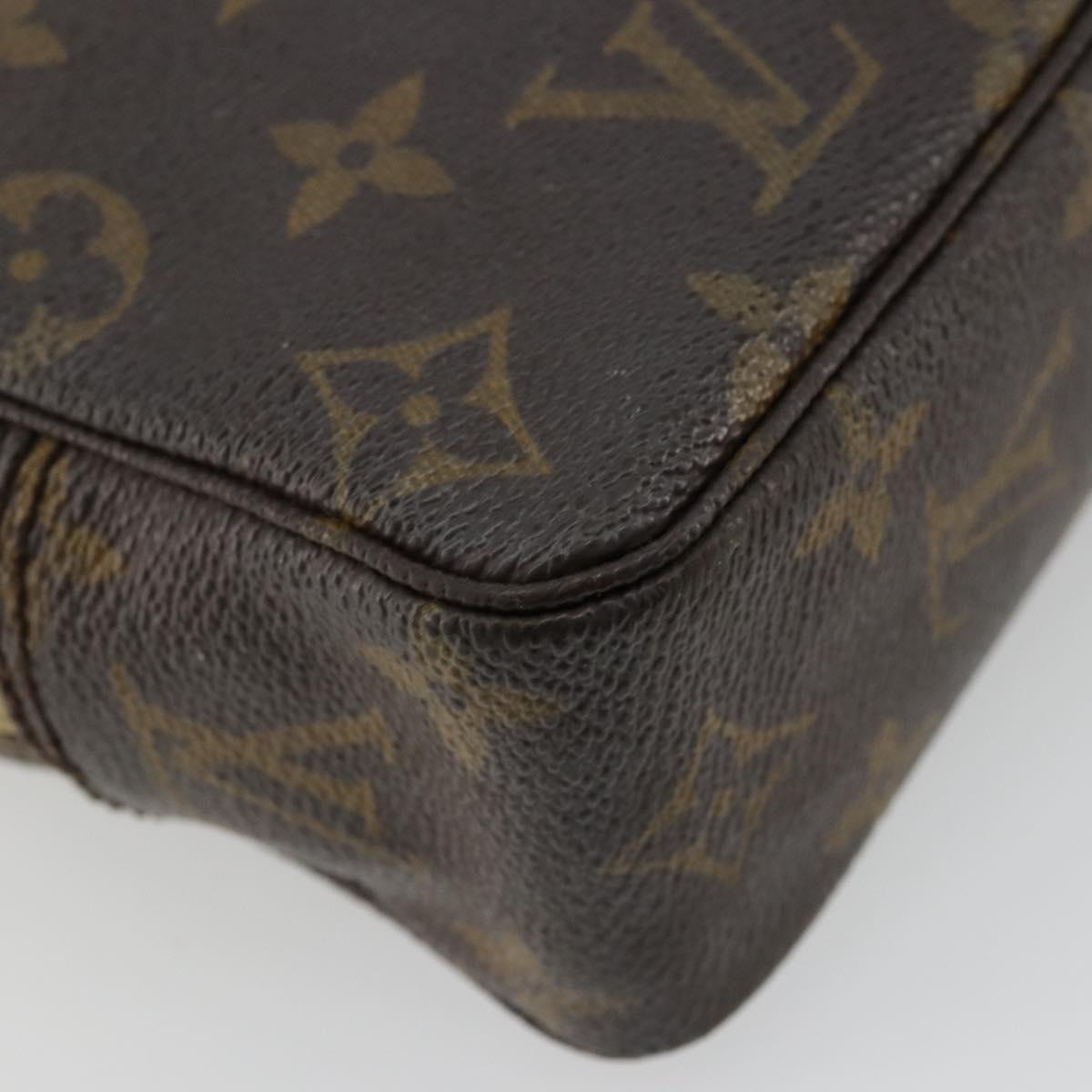 LOUIS VUITTON Monogram Trousse Toilette 18 Pouch M47526 LV Auth 177909